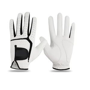 100% Premium High Quality OEM Service Unisex Original Cabretta <b>Leather</b> <b>Men</b> Golf <b>Glove</b> With Custom Logo - Product Image 2