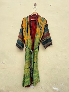 ชุดกิโมโนผ้าแพรมัดย้อมอินเดียสำหรับผู้หญิงชุดเดรสชุดกระโปรงญี่ปุ่นน้ำหนักเบาคอลเล็คชั่นฤดูร้อน - Product Image 3