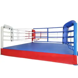 Boxing ring Factory Thai Boxing Ring Canvas With Customers Logo Boxing Ring