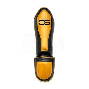 Espinillera de boxeo deportiva Unisex personalizada, último estilo, Protector de seguridad para Fitness, hecho de cuero de vaca con logotipo personalizado - Product Image 3
