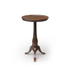 โต๊ะกาแฟไม้โอ๊คเนื้อแข็งแบบโบราณสไตล์ฝรั่งเศสโต๊ะกลมสไตล์ชนบทโต๊ะทำจากไม้โอ๊คทำจากไม้โอ๊คดีไซน์ทันสมัย - Product Image 1