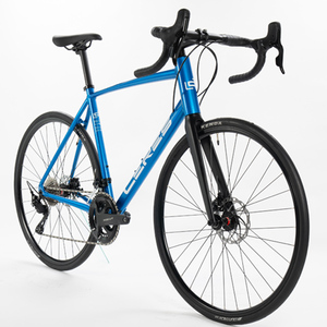 Meilleure valeur haut de gamme 700C vélo de route en alliage d'aluminium 2x12 vitesses fourche en Fiber de carbone freins à disque hydrauliques configuration supérieure du monde - Product Image 2