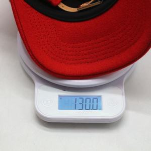 High Quality Custom 3d Embroidery logo 5 <b>Panel</b> Wool Baseball Cap With Pearls Rope on the Brim - Product Image 5