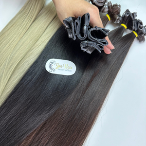 Cheveux vierges vietnamiens 100% naturels, qualité supérieure, couleur personnalisée, lisses naturels, pour mèches brutes, best-seller - Product Image 5