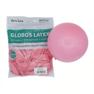 Palloncini in Lattice Party Love 25cm Rosa Chiaro R10 Decorazioni per Feste - Product Image 2