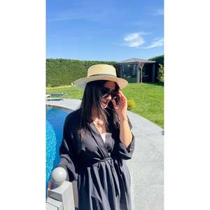 Sombrero de Paja Luminos Butik Beige Original Gondola para Estilo y Elegancia, Uso en la Playa y Diario HSR2107-beige2107 - Product Image 6