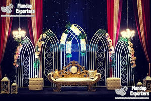 กรอบตัดด้วยเลเซอร์สำหรับงานแต่งงานกรอบตกแต่งงานแต่งงานกรอบตัดด้วยเลเซอร์สำหรับเวทีงานแต่งงาน - Product Image 4