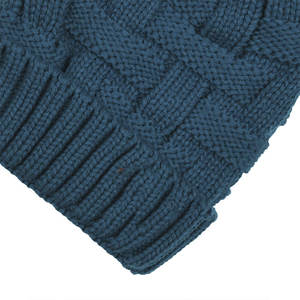 Gorro de punto personalizado con logotipo bordado, gorro cálido de invierno a la moda, gorro de invierno al por mayor - Product Image 3