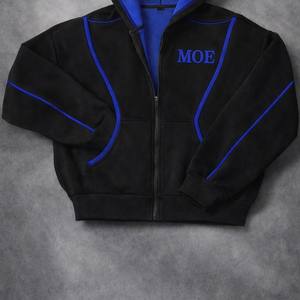 Proveedor de Chaquetas con Cremallera para Hombre, Estilo Urbano, con Paneles en Contraste, al por Mayor, para EE. UU., Logotipo Personalizado B2B - Product Image 5