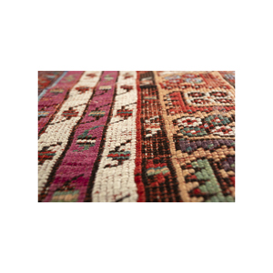 Tapis en laine Nayaab Paem-1260 rouge et orange, tissage plat, pour la prière - Product Image 3