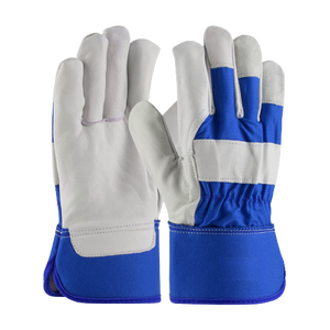 Guantes de seguridad de construcción de alta resistencia XL Premium para hombre, guantes de trabajo de aparejo de cuero dividido de vaca, a prueba de fuego, antiimpacto, antiestático - Product Image 3