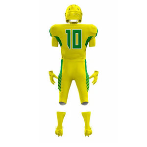 ชุดยูนิฟอร์มอเมริกันฟุตบอลคุณภาพสูงราคาประหยัด แบบสั่งทำพิเศษ ระบายอากาศได้ดี แขนสั้น ผลิตจากโพลีเอสเตอร์ 100% - Product Image 3