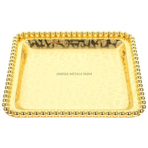 Plateau de service rectangulaire noir moderne avec un design minimaliste et des poignées robustes, parfait pour un service et une organisation élégants - Product Image 3