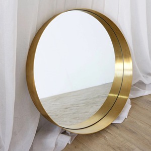 Glamorous Luxury Wall Mirror Enhancing Modern Spaces With Shiny Reflective Surface Chic Designer Style And Sophisticated <b>Charm</b> - Product Image 6