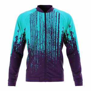 Veste à fermeture éclair intégrale, fabricant OEM ODM |   Chaud, respirant, séchage rapide |   Tailles Homme Femme Jeunesse |   Veste d'entraînement de performance - Product Image 5