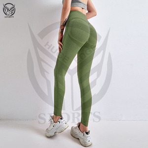 Personalizar Gimnasio Leggings Levantamiento de glúteos Cintura alta Entrenamiento Yoga Pantalones Deportes Fitness Mujeres Yoga Leggings con bolsillo - Product Image 2