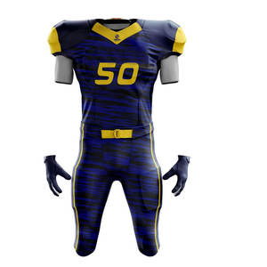 Camiseta de fútbol americano personalizada, transpirable, fabricante profesional, añade tu número de nombre, uniformes de fútbol americano - Product Image 2