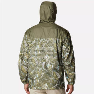 Vente en gros Veste coupe-vent d'extérieur pour hommes Vêtements décontractés Veste coupe-vent imperméable et respirante - Product Image 2