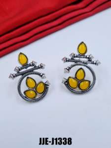 ต่างหูอัลลอย8สีสไตล์วินเทจหลากโทนสำหรับผู้หญิง-ผู้จัดจำหน่ายจำนวนมากสำหรับร้านบูติก - Product Image 3