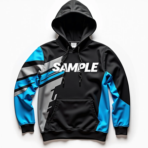 Sweat à capuche surdimensionné durable pour hommes, personnalisez votre pull streetwear, sublimé, 100% polyester, coton mélangé, toucher décontracté - Product Image 2