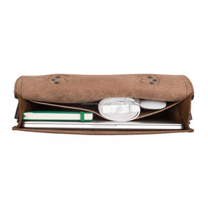 Housse pour ordinateur portable en cuir véritable pour homme, sac élégant et durable de 15.6 pouces pour voyage d'affaires, collège, accessoire - Product Image 4