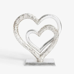 Escultura de corazón para decoración del hogar, regalo de boda de Metal, escultura de mesa para sala de estar y decoración de oficina, superventas - Product Image 3