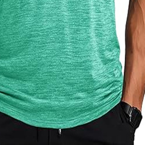 Tissu respirant entraînement hommes débardeur plaine Gym gars débardeur en gros meilleurs hommes débardeur téléchargé par robe de sport - Product Image 3