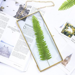 High Quality Brass and Glass Light Weight Wall <b>Mounted</b> Photo <b>Frame</b> <b>with</b> Customizable Design for Home & Office Decoration - Product Image 5