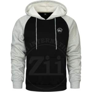 เสื้อมีฮู้ดหลากสีสำหรับฤดูหนาวมีซิปสองโทนสีสำหรับทุกเพศขนแกะเนื้อผ้าหนาแบบว่างเปล่า - Product Image 6