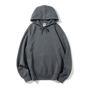 Men's Unisex Winter High Quality Custom Oversized Hoodies Puff Printing <b>Plain</b> <b>Sweatshirt</b> Heavyweight 100% Cotton Streetwear - Product Image 6