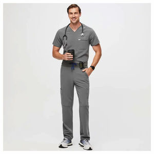 Uniforme de quirófano unisex, exfoliante médico de moda hecho de tela de punto, ropa de hospital - Product Image 2