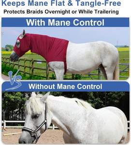 ผ้าคลุมป้องกันขนหางม้าคุณภาพสูง ทำจากไนลอน ยืดหยุ่น กระชับพอดี ให้ความเงางามและดูแลขนหางม้า - Product Image 3