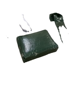 Bâche en HDPE haute résistance, couleur olive, pour couverture d'expédition, avec 4 renforts en plastique - Product Image 5