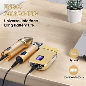 Afeitadora Eléctrica Profesional para Hombre, Recargable, con Batería, Recortadora para Barba, con Carga USB - Product Image 4