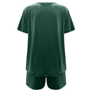 Conjunto de dos piezas para mujer al por mayor, Top informal y pantalones cortos, conjunto asequible de dos piezas para mujer, conjunto de verano a la moda - Product Image 6