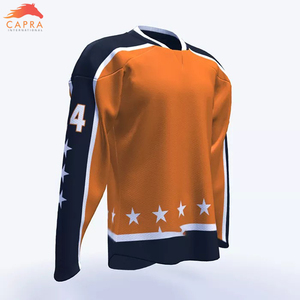 Camiseta de hockey sobre hielo impresa por sublimación con logotipo personalizado de equipo deportivo de alta calidad hecha en Pakistán - Product Image 6