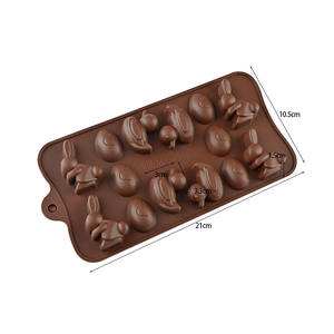 Rectangle <b>Silicone</b> Chocolate Mold Heat Resistant Eco-Friendly BPA Free Food Safe Non-Stick Cake <b>Tool</b> - Product Image 2