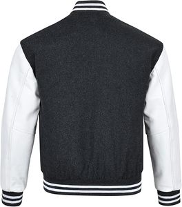 OEM College al por mayor chaquetas en blanco logotipo personalizado liso Letterman Graffiti CollegeBaseballjacket para los hombres - Product Image 3