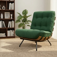 NOUVEAU Fauteuil simple rétro moderne et minimaliste pour petit salon, chambre à coucher, terrasse, en métal, vente en gros