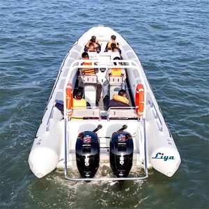 เรือยางเป่าลมได้แบบแข็งพร้อมคอนโซลสำหรับ23ft เรือ7เมตรทำจาก PVC - Product Image 3