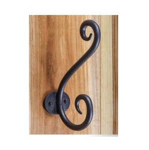 Private labelling Vintage Decorative Cast Iron Wall Hook <b>For</b> Rustic Farmhouse Interiors To Organize <b>Clothing</b> And Accessories - Product Image 1