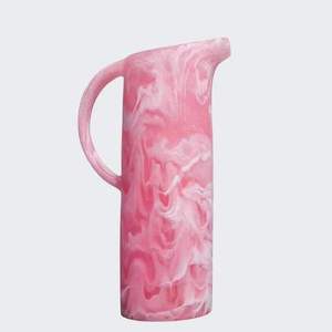 Pichet moderne en résine fait à la main avec poignée et couvercle, élégant, durable, léger et élégant, décoratif pour jus d'eau, thé ou café. - Product Image 2