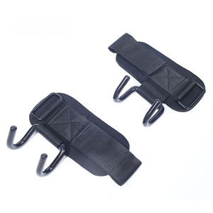 Sangles de musculation respirantes avec crochets auxiliaires pour haltères et barres, support de poignet pour la musculation - Product Image 5