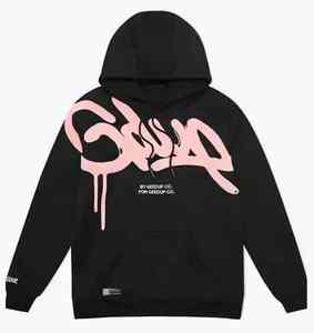 2025 transfrontalier nouveau produit hommes lâche décontracté à la mode marque à capuche 100% coton imprimé sweat à capuche - Product Image 4