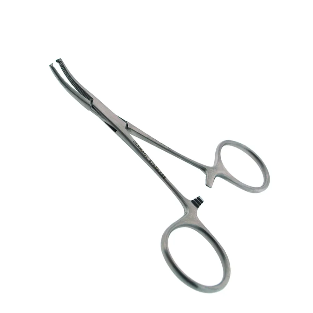 Hartman Hemostatic Forceps Straight And Curved 1 x 2 Teeth 4 Inch ENT Instrument