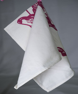 Disposable Hypoallergenic Quick-Dry Eco-Friendly Recyclable Cotton Square <b>Kitchen</b> <b>Towel</b> Set with Floral Print and Custom Logo - Product Image 5