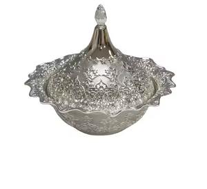 Cuencos de Madera Hechos a Mano con Diseño de Luna Metálica, Cuenco para Dulces - Product Image 3