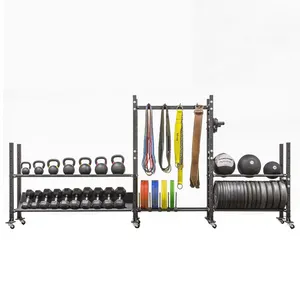 For sale dumbbell rack barbell rack gym comprehensive multi functional storage rack