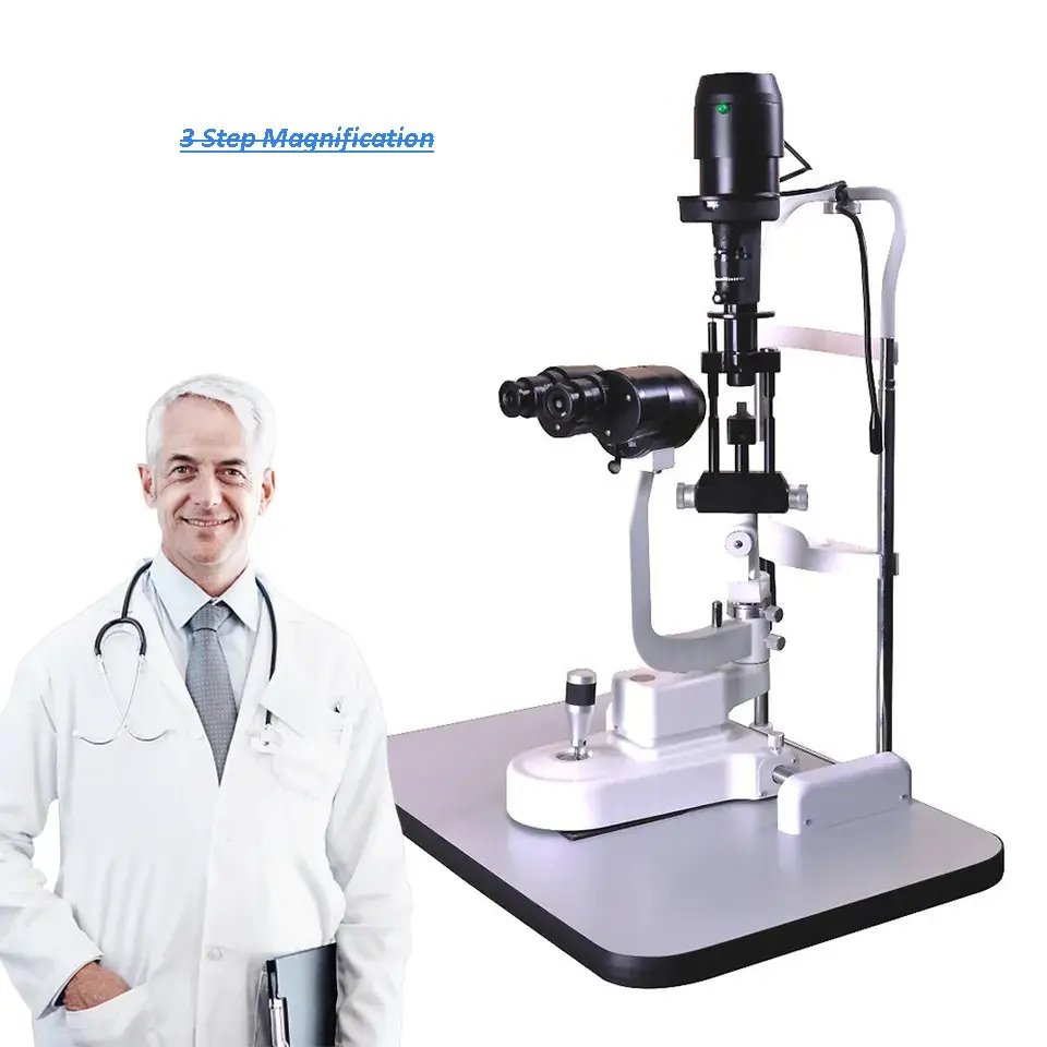 Science & Surgical SS Ophthalmic Equipment Three Step Magnification LED Slit Lamp Ophthalmic SLIT LAMP for Sale Free Shipping..