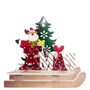 Bahan styrofoam dekorasi mobil sled Natal